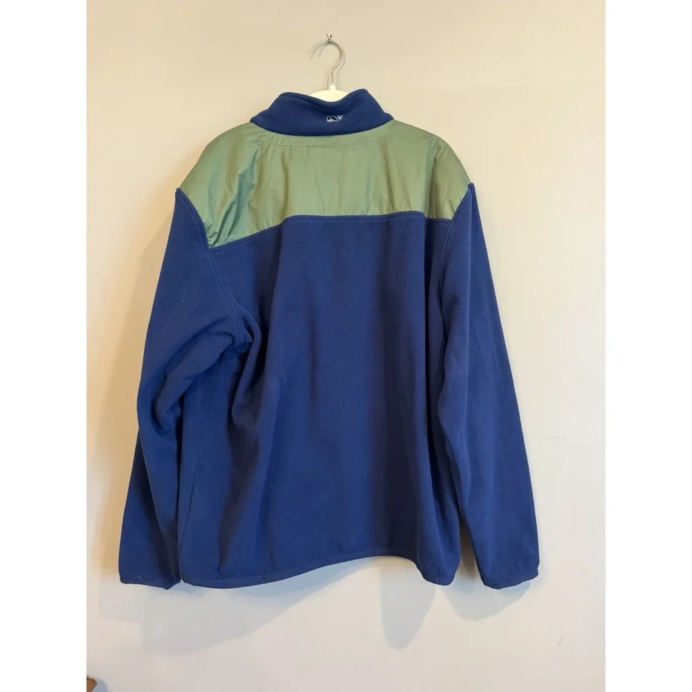 Vineyard Vines Keeneland Fleece Quarter Zip Equestrian XL Men's